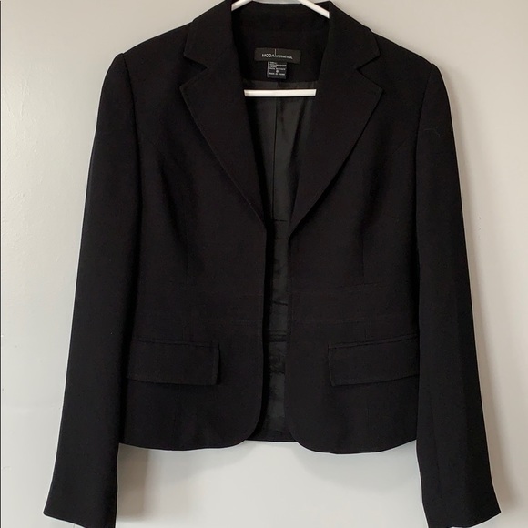 New w/o tag MODA International black blazer - Picture 1 of 8